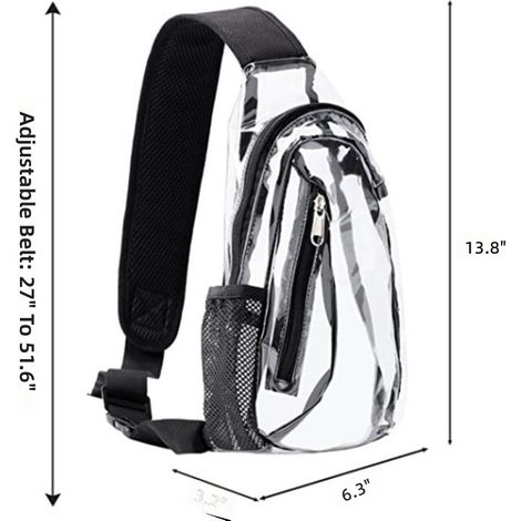 sac transparent ajustable sport plein air voyage (1/5)