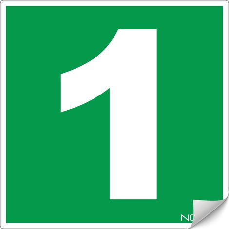 Panneau Niveau 1 - Adhésif 200x200mm - 4231440
