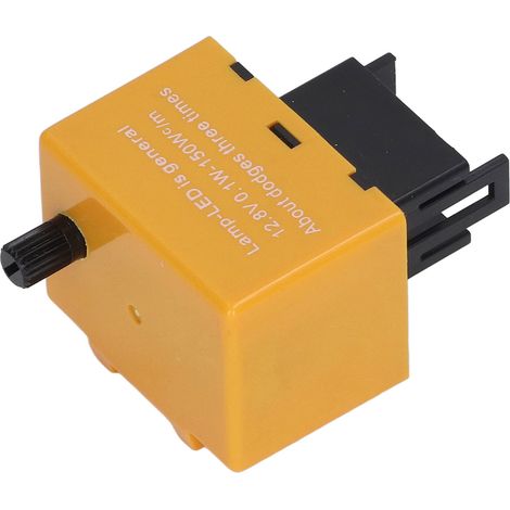 Elektronisches 8-poliges LED-Blinkerrelais, einstellbare Frequenz, ABS-Blinkerrelaismodul für 12,8-V-Fahrzeuge (1/5)