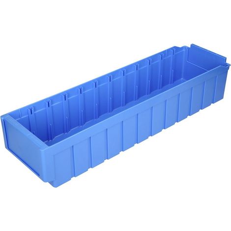 Bac de rangement KS 621 PP bleu 590 x 162 x 115 mm
