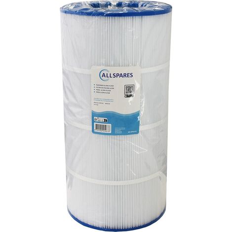 Filtro de lavadora AllSpares para Whirlpool/Pool, compatible con Waterair CFR100/91003/C-9699 (Ø252 x 505 mm)