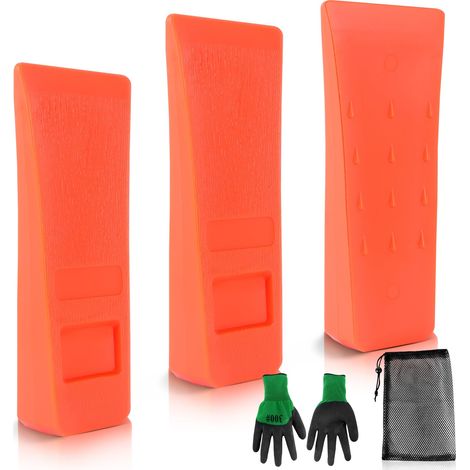 Coins D'abattage D'arbres Coin bucheron Abattage Cale Dabattage 3pcs Durable Plastique Cale D'abattage 6 Pouces Réutilisables et Léger pour Couper l'arbre pour Foresterie tronçonneuses (1/5)