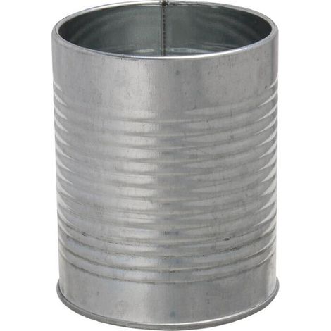 Récipient boîte de conserve en acier galvanisé – Dimensions 110x90mm – Résistant à la rouille – Pour frites et amuse-gueules – Olympia (1/3)