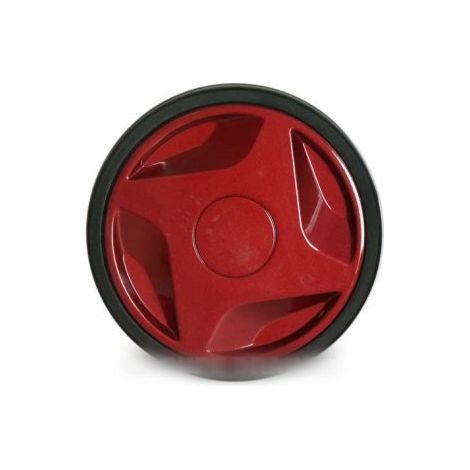 Roue + enjoliveur rouge pour Aspirateur MOULINEX RS-RT9513