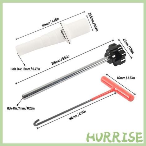 Kit Outils Valve Pneu - Remplacement Rapide Sans Démontage - Pour Moto Vélo - Acier Et Nylon - 1 Pièce (1/5)