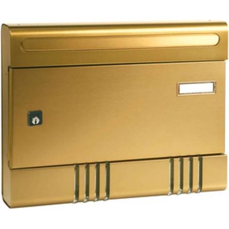 CASSETTA POSTALE ALUBOX SIR/E 36,5X7X29 CM BRONZO