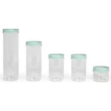 Livoo Set aus transparenten Glasbehältern 5 Teile (1/3)
