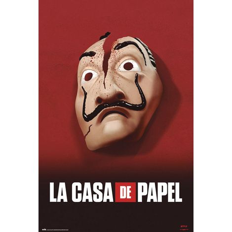 Poster la casa de papel mascara (1/4)