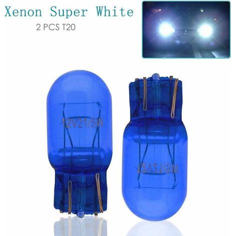 2er-Pack Superweiße Zweifadenlampen T20, W21/5W, 12V, Canbus, Tagfahrlicht, Xenon-Effekt (1/5)
