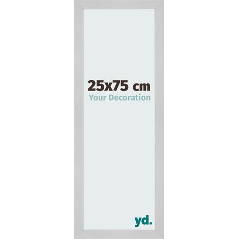 yd. - Cadre photo 25x75 - Acier Inoxydable - MDF - Bologna (1/5)
