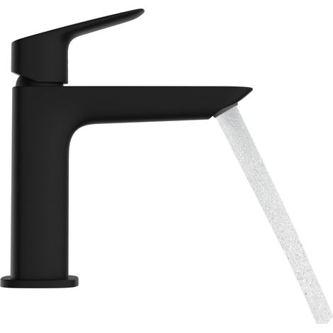 Hansgrohe Logis - Grifo de lavabo, EcoSmart, negro mate 71253670 (1/5)