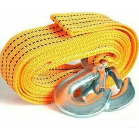Corde de remorquage nylon 4 m avec crochets – résistante et polyvalente (1/4)