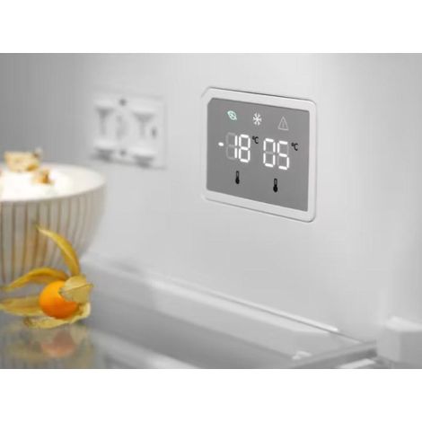 Electrolux LNT7ME36K2, Frigorífico combi NoFrost de alta capacidad con panel de control táctil digital, Plata (1/3)
