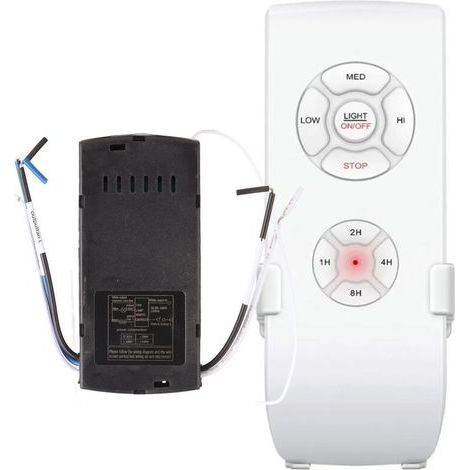 Kit de télécommande universelle pour ventilateur de plafond – Compatible Hunter et Harbor Breeze – 3 vitesses – Transmission RF 433 MHz (1/5)