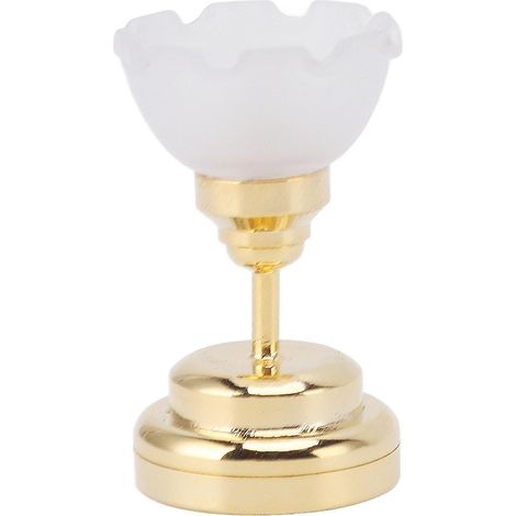 Suspension LED en forme de fleur pour maison de poupée (échelle 1:12) - Accessoires de décoration (1/5)