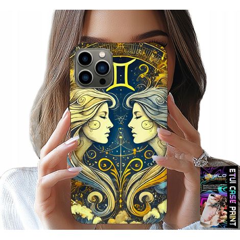 Custodia per iPhone 12 PRO - segno zodiacale, custodia astronomia Gemelli (1/5)