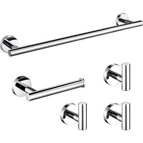 Juego de accesorios de baño de acero inoxidable 304, toallero para almacenamiento en el hogar.