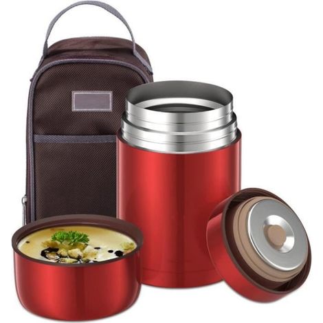 1 Boîte alimentaire,Acier inoxydable 316,800ml,Sans BPA,Sac de transport,Usage quotidien (1/4)