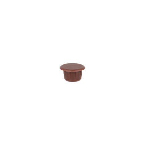 Copriforo in plastica marrone Ø 8 mm. 20 pz.