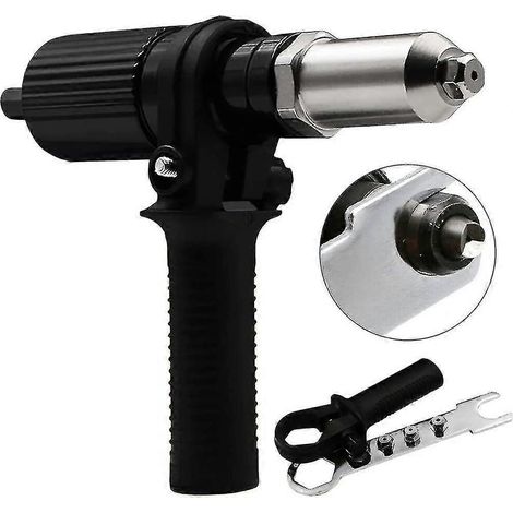 Adaptateur pour écrou pop, adaptateur pour perceuse, rivet, outil à riveter sans fil (1/5)