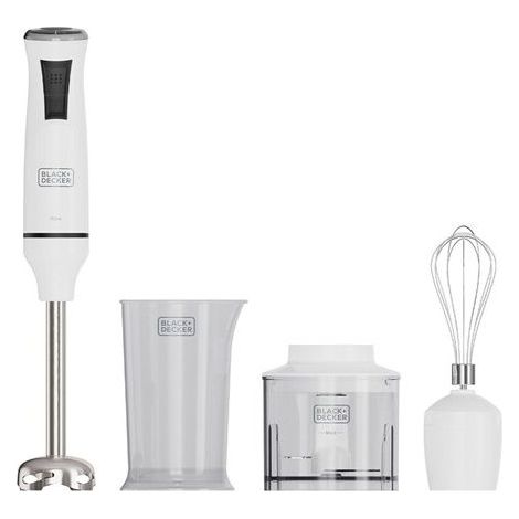 Pürierstab Black & Decker BXHBA750E 750W mit Zubehör