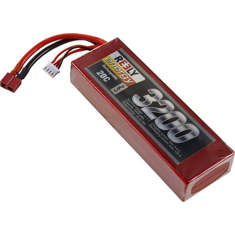 Reely Modellbau-Akkupack (LiPo) 11.1 V 3200 mAh Zellen-Zahl: 3 Hardcase T-Stecksystem (1/3)