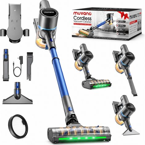 Aspirateur balai sans fil jusqu’à 30 kPa, 3 modes d’aspiration, autonomie 20-60 min, brosse anti-enchevêtrement (1/5)