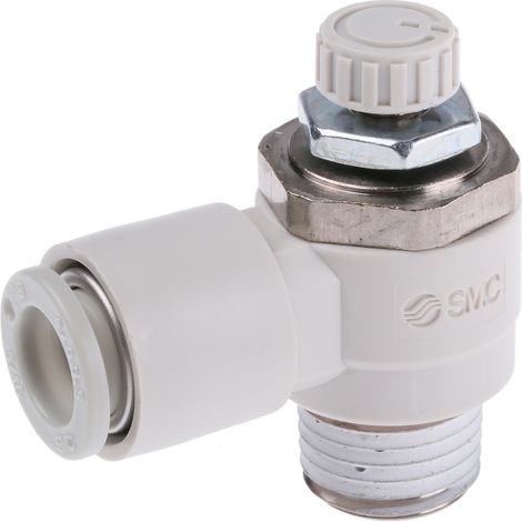 Commande de vitesse SMC AS, R 1/4 Mâle ( Prix pour 1 )