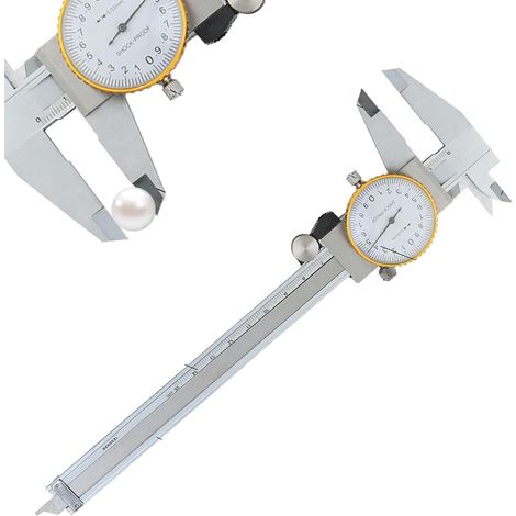 Outil de mesure avec micromètre, règle antichoc (1/5)