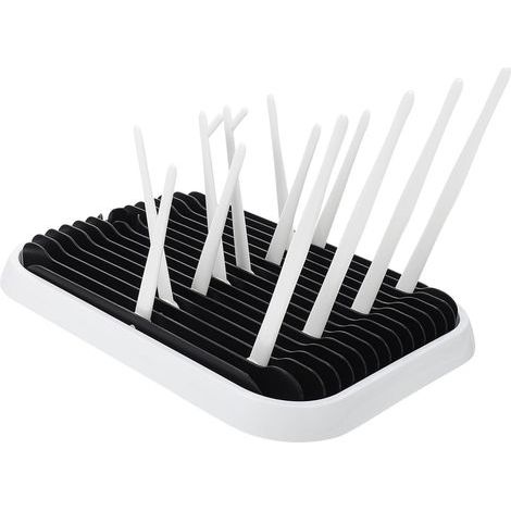 Piece Multifunctional Black Bottle Drying Rack for Baby Bottles, Teats, and Cups - Practical and Ventilated Storage (1/5)