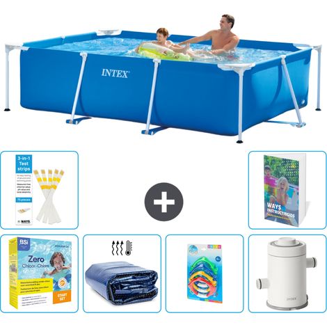 Rechteckiger Frame Pool - 260x160x65 cm - 7-teilig S7