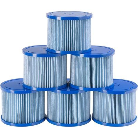 6x Antimicrobial Filter Cartridge for Hydromassage Spa (1/5)
