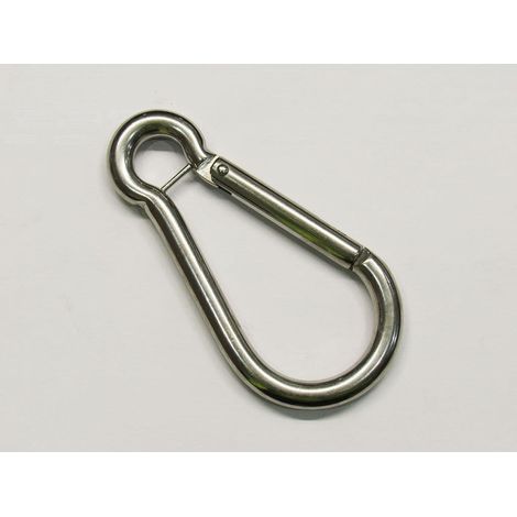 Carbine Hook with Wire Bar 13MM X 160MM (Wire Rope Safety Snap Catch) (1/2)