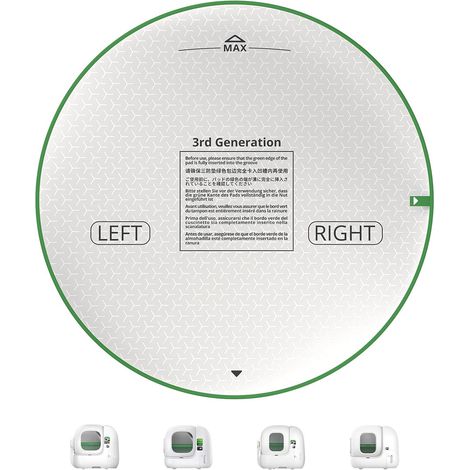 Self-Cleaning Litter Tray Inner Padding, Waterproof, Anti-Scratch, High Elasticity, Not Compatible with Max (1/5)