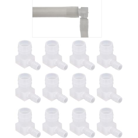 12 unités par paquet à vendre : coude en plastique transparent de qualité alimentaire en forme de pagode à 90 degrés, 1020 mm. (1/5)