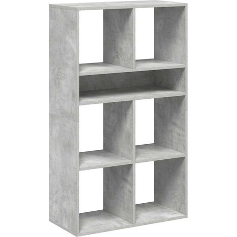 Maison Exclusive - Libreria Grigio Cemento 66x31x112 cm in Legno Multistrato