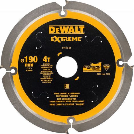 DeWalt Kreissägeblatt PCD 190/30 mm 4Z