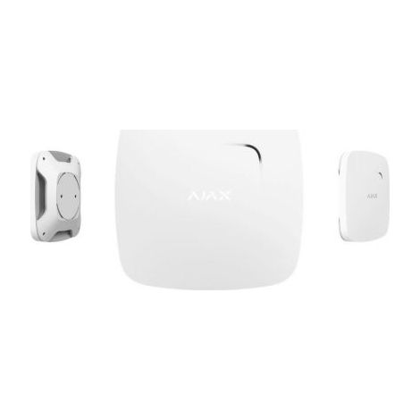 Rilevatore di fumo antincendio AJAX FireProtect-W wireless sensore temperatura e sirena integrata colore bianco (1/5)