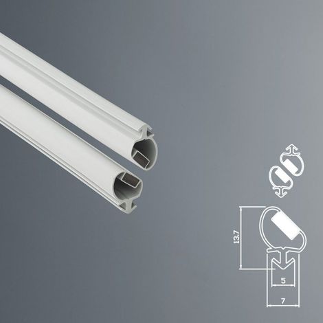 Guarnizione Magnetica Box Doccia in Gomma EC-MAG-367 Bianco