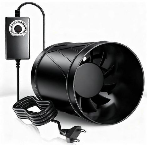 Ventilateur de conduit de 6 pouces, ventilateur de cheminée réglable, circulation d'air efficace, ventilateur d'extraction, compatible avec les serres et les sous-sols. (1/5)