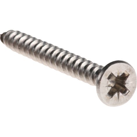 Vis à bois, 4mm, tête Fraisée 40mm, en Acier Inoxydable A2 304 ( Prix pour Boîte de 100 ) (1/4)