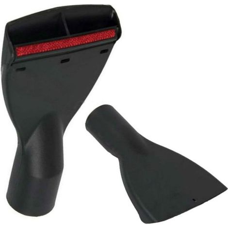 Buse d'aspirateur - - 35 mm - Compatible Karcher Bosch Miele - Nettoyage tissus - Accessoire noir (1/4)