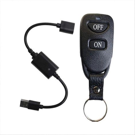 DC 5V USB-Funkfernbedienung mit Ein-/Ausschalter für LED-Lichtleiste und Leselampe (1/5)