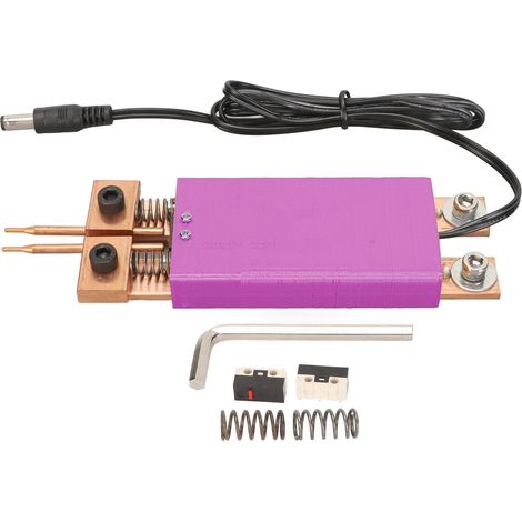 Stylo de soudure par points professionnel, pistolet soudeur automatique tout-en-un pour usage domestique et industriel, DC4-12V, violet (1/5)