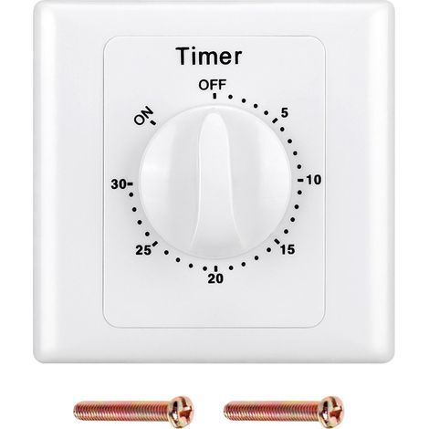 220 V Interrupteur Minuterie Pompe Haute Performance Commande Électronique Compte à Rebours Mécanique Socket Time Switch-30min (1/3)