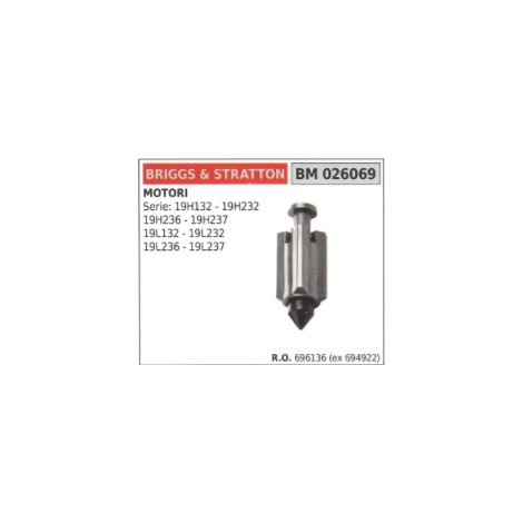 Aguja carburador original BRIGGS&STRATTON serie 19H132 cortacéspedes