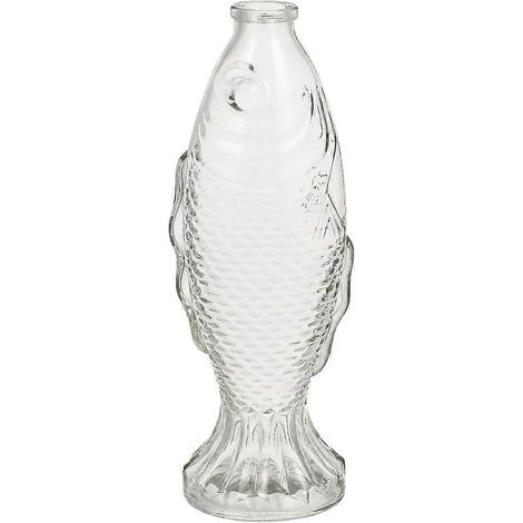 Bouteille à souhaits en liège transparent, objet de décoration pour la maison, récipient à fleurs en verre-26X10CM-transparent