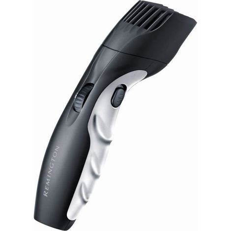 Tagliacapelli e Rifinitore per Barba Remington MB320C - Tagliacapelli Multifunzione con Regolatore di Precisione, Design Elegante in Nero e Argento
