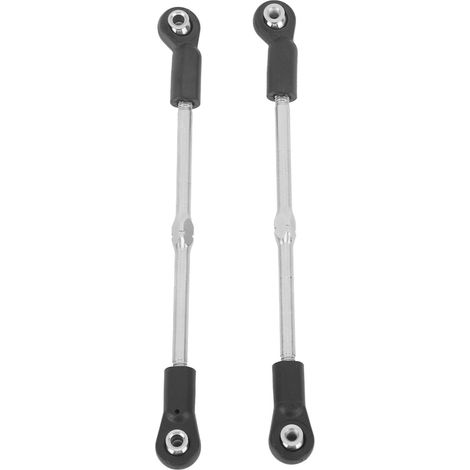 2 Pièces Tige de Direction pour Voiture RC, Barre d'Accouplement pour ZD Racing 1/8, Pièces de Rechange Auto Télécommandée (1/5)