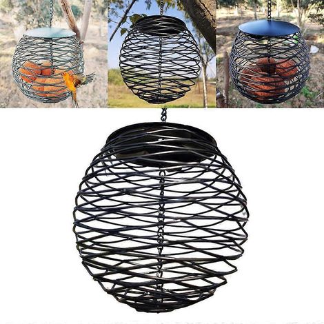 Grande mangeoire à oiseaux pour perroquets sauvages, distributeur suspendu pour jardin (1/4)